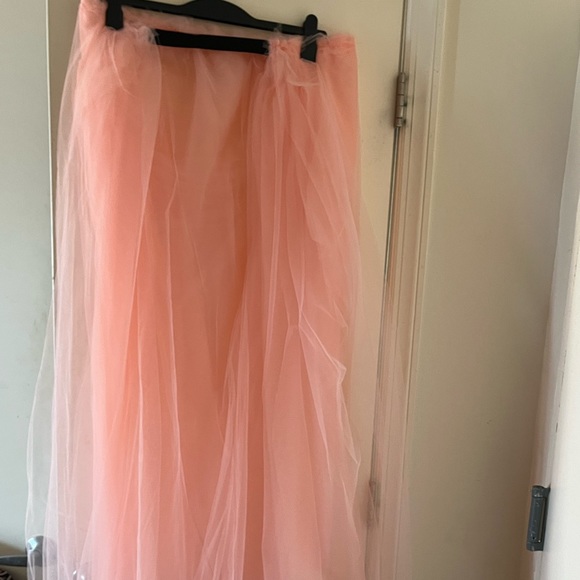 Dresses & Skirts - Handmade Floor length partial tulle skirt.